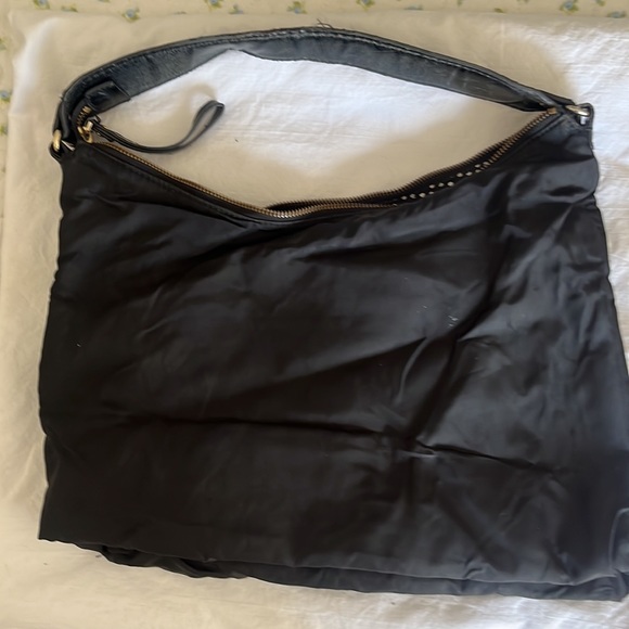Kate Spade Black Canvas Bag with front closure pocket - Picture 7 of 16